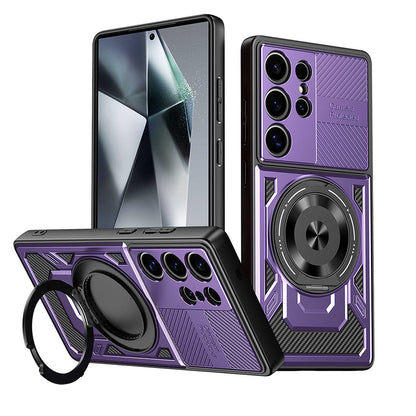 Θήκη για Oppo Reno14 FS 5G / Reno14 F, Techsuit, RuggedCam, Μωβ
