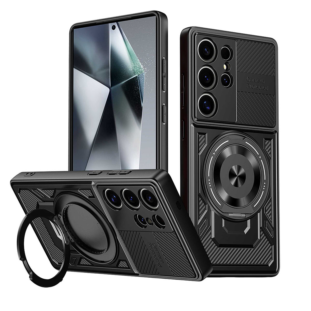 Θήκη για Oppo Reno14 FS 5G / Reno14 F, Techsuit, RuggedCam, Μαύρο