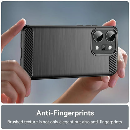 Θήκη για Oppo Reno14 Pro, Techsuit, Carbon, Μαύρο