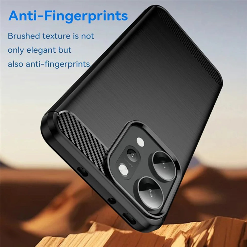 Θήκη για Oppo Reno14 Pro, Techsuit, Carbon, Μαύρο