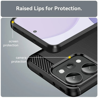 Θήκη για Oppo Reno14 Pro, Techsuit, Carbon, Μαύρο