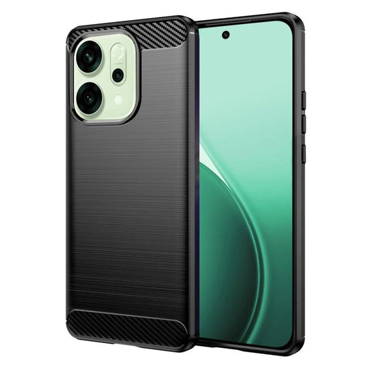 Θήκη για Oppo Reno14, Techsuit, Carbon, Μαύρο