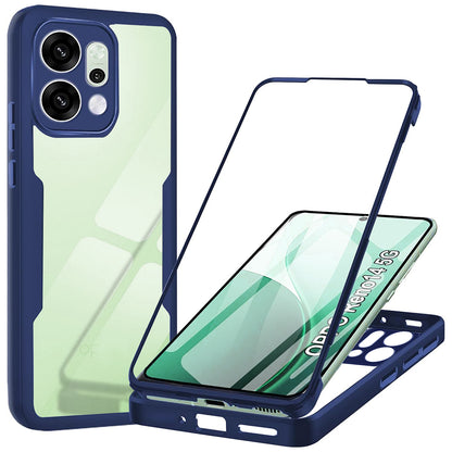 Θήκη για Oppo Reno14, Techsuit, ColorVerse 360, Μπλε