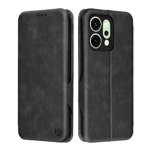 Θήκη για Oppo Reno14, Techsuit, Safe Wallet Plus, Μαύρη