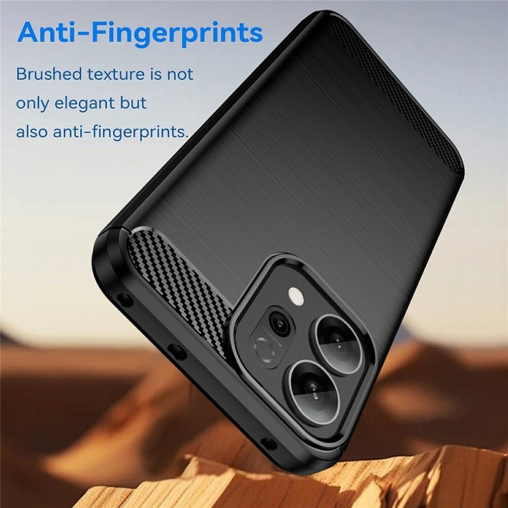 Θήκη για Oppo Reno15 FS / Reno15 F, Techsuit, Καρμπόν, Μαύρη