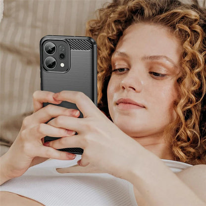 Θήκη για Oppo Reno15 FS / Reno15 F, Techsuit, Καρμπόν, Μαύρη