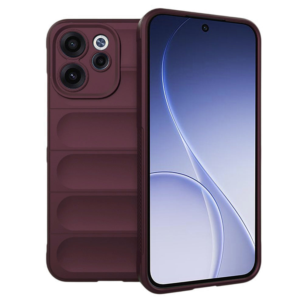 Θήκη για Oppo Reno15 FS / Reno15 F, Techsuit, Magic Shield, Βυσσινί