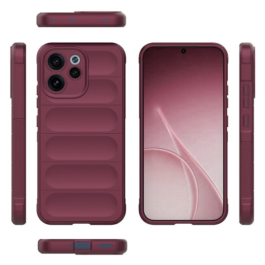 Θήκη για Oppo Reno15 FS / Reno15 F, Techsuit, Magic Shield, Βυσσινί