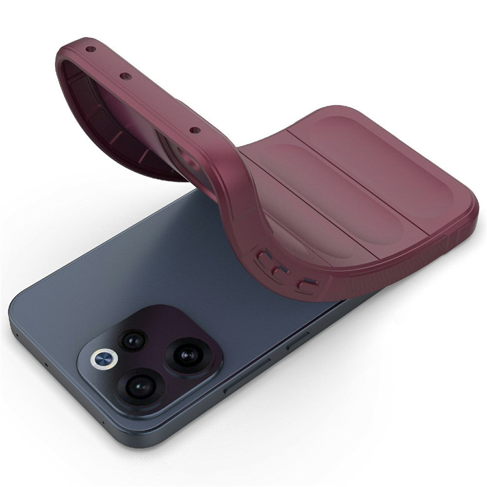 Θήκη για Oppo Reno15 FS / Reno15 F, Techsuit, Magic Shield, Βυσσινί