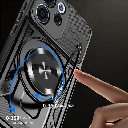 Θήκη για Oppo Reno15 FS / Reno15 F, Techsuit, RuggedCam, Γκρι