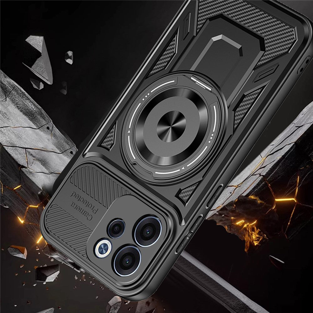 Θήκη για Oppo Reno15 FS / Reno15 F, Techsuit, RuggedCam, Γκρι