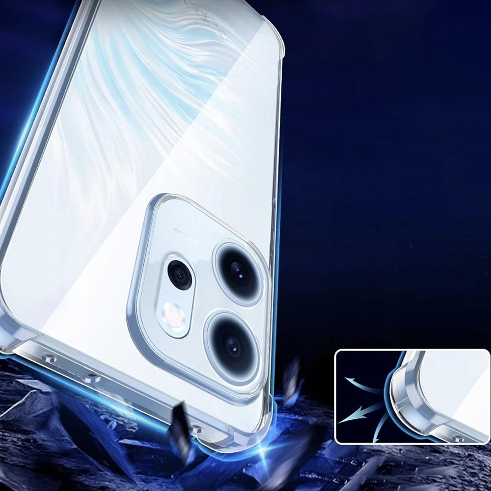 Θήκη για Oppo Reno15 Pro, Techsuit, Shockproof Clear, Διαφανής