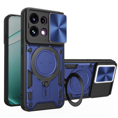 Case for Oppo Reno16 F / Reno16 FS, Techsuit, CamGuard Pro, Blue