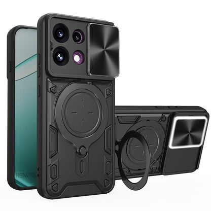 Case for Oppo Reno16 F / Reno16 FS, Techsuit, CamGuard Pro, Black