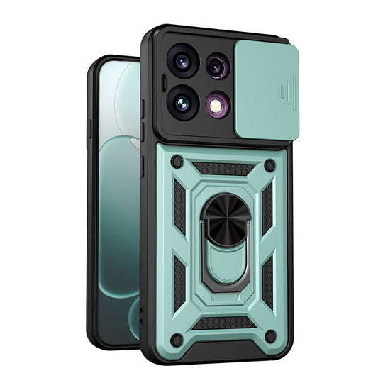 Θήκη για Oppo Reno16 F / Reno16 FS, Techsuit, CamShield, Πράσινο