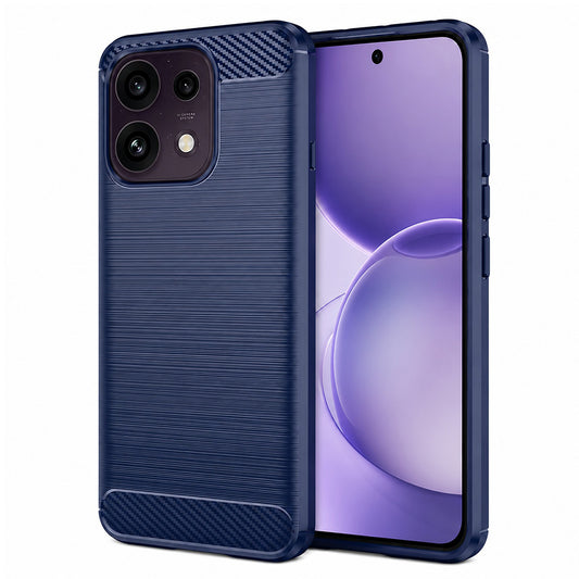 Θήκη για Oppo Reno16 F / Reno16 FS, Techsuit, Άνθρακας, Μπλε