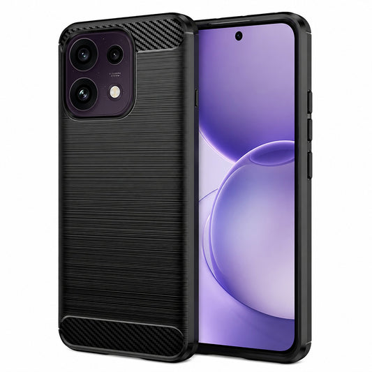 Θήκη για Oppo Reno16 F / Reno16 FS, Techsuit, Carbon, Μαύρο