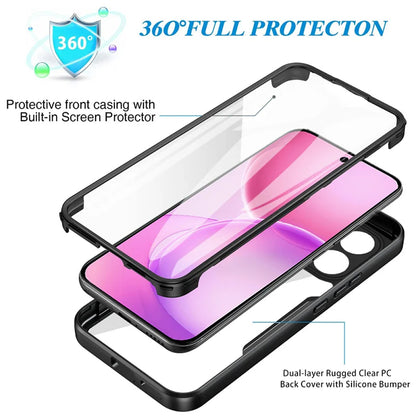 Case for Oppo Reno16 F / Reno16 FS, Techsuit, ColorVerse 360, Black