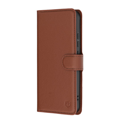 Case for Oppo Reno16 F / Reno16 FS, Techsuit, Leather Folio, Brown