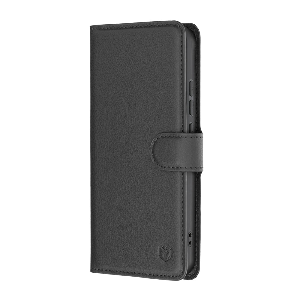 Case for Oppo Reno16 F / Reno16 FS, Techsuit, Leather Folio, Black