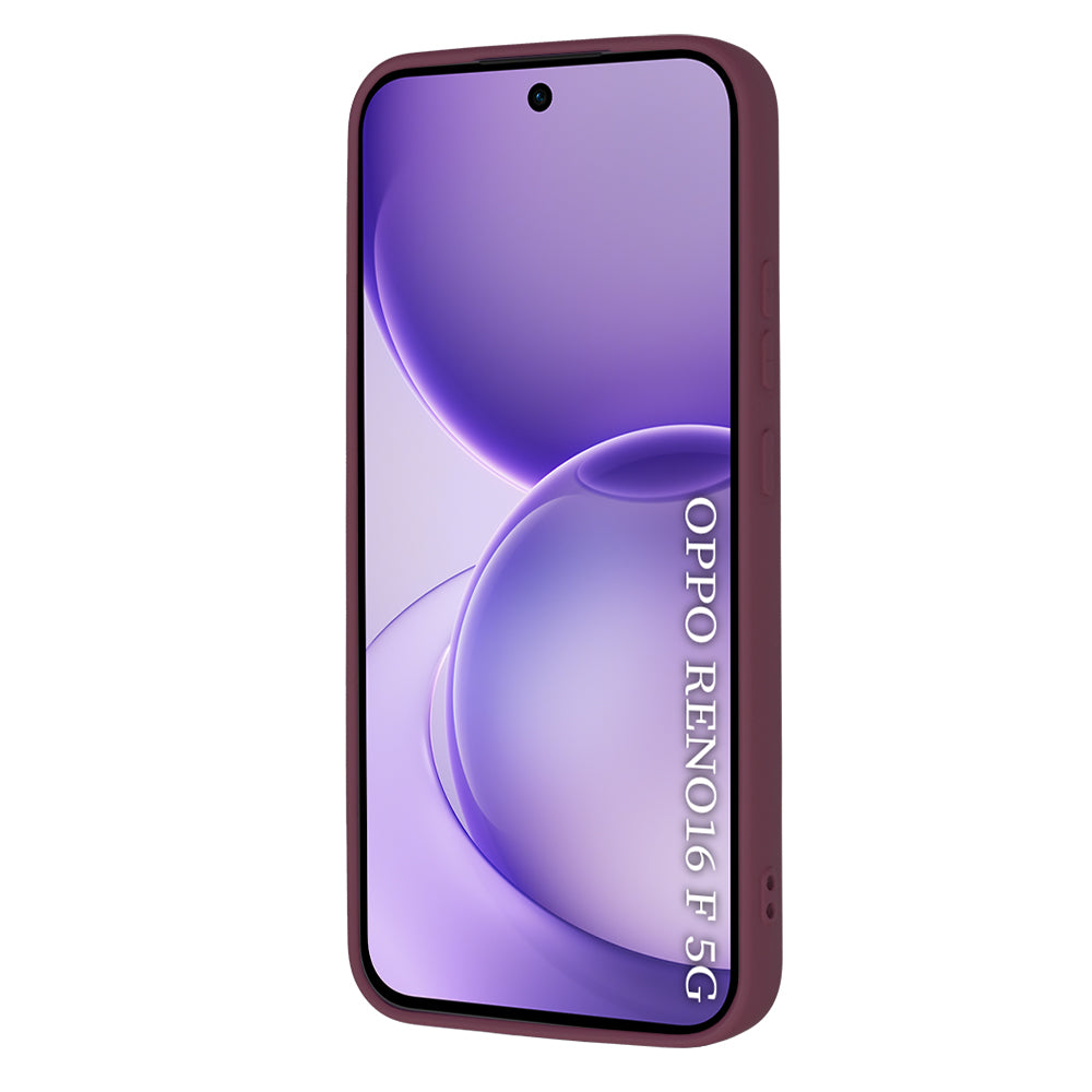 Θήκη για Oppo Reno16 F / Reno16 FS, Techsuit, SoftFlex, Βυσσινί