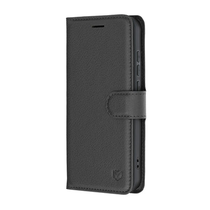 Θήκη για Oppo Reno16 Pro, Techsuit, Leather Folio, Μαύρη