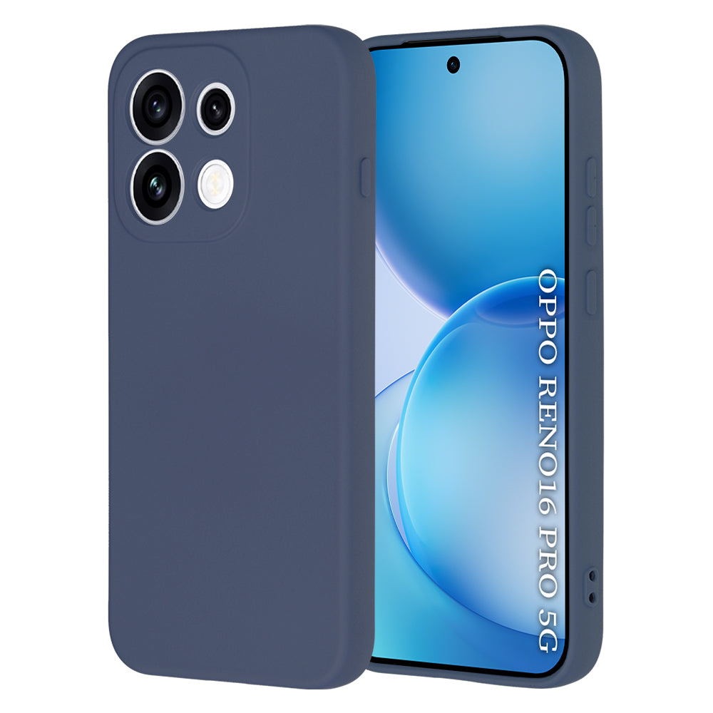 Θήκη για Oppo Reno16 Pro, Techsuit, SoftFlex, Μπλε Σκούρο