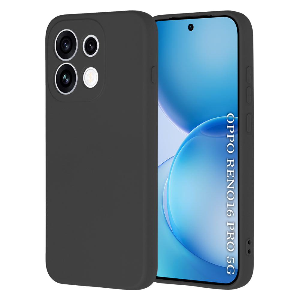 Case for Oppo Reno16 Pro, Techsuit, SoftFlex, Black