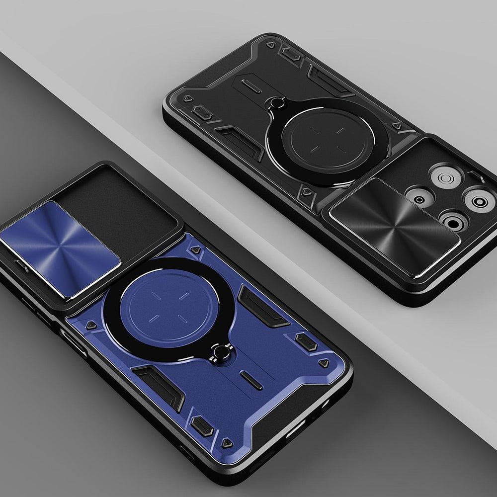 Case for Oppo Reno16 / Reno16 Pro, Techsuit, CamGuard Pro, Blue