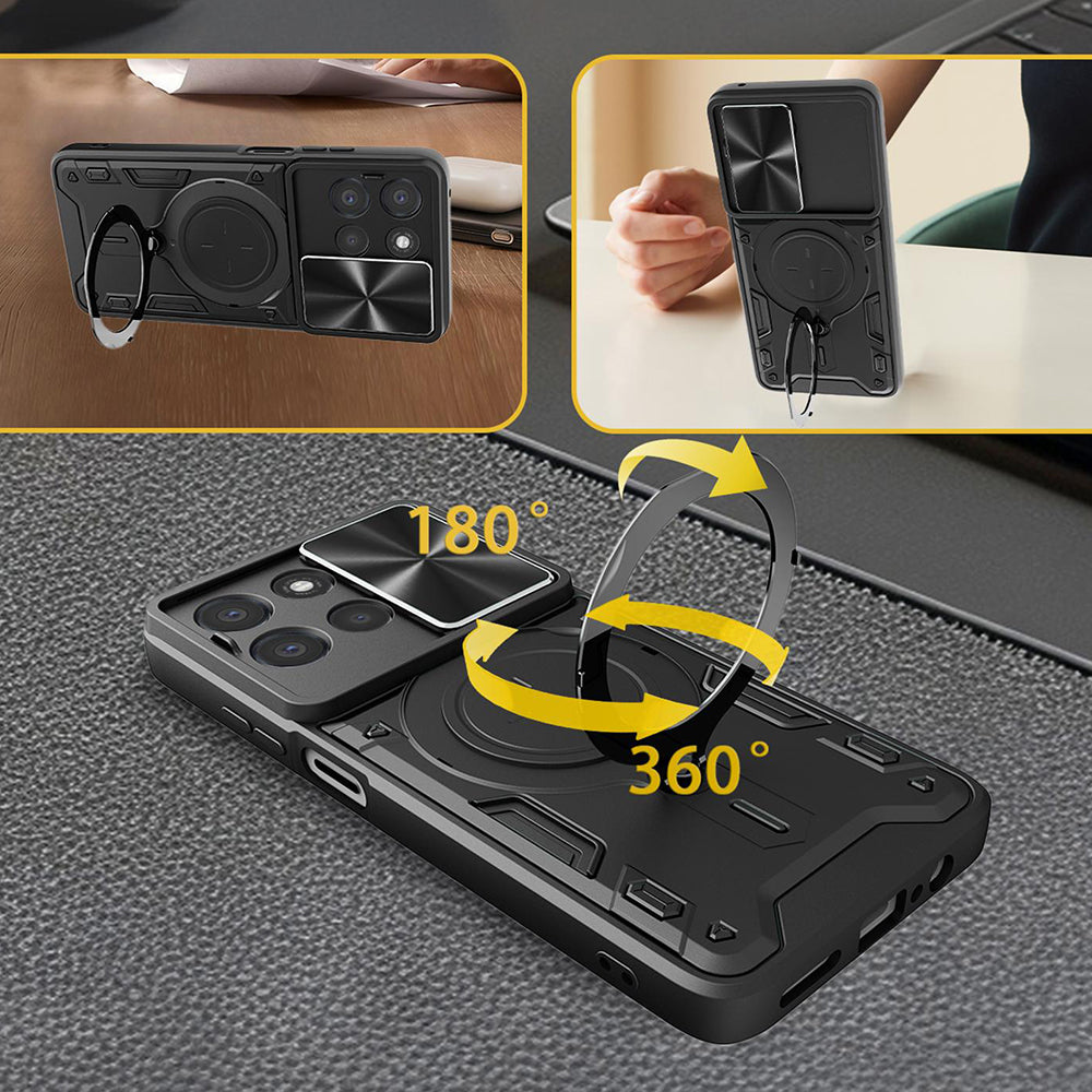 Case for Oppo Reno16 / Reno16 Pro, Techsuit, CamGuard Pro, Blue