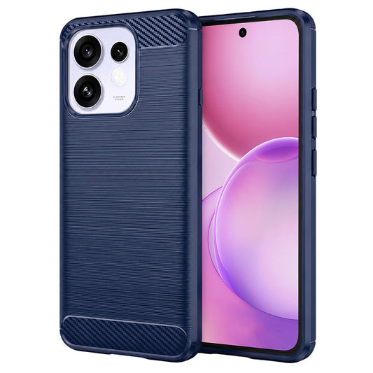 Θήκη για Oppo Reno16 / Reno16 Pro, Techsuit, Carbon, Μπλε