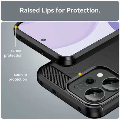 Case for Oppo Reno16 / Reno16 Pro, Techsuit, Carbon, Blue