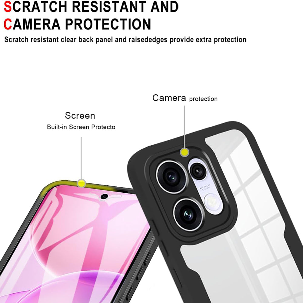 Θήκη για Oppo Reno16 / Reno16 Pro, Techsuit, ColorVerse 360, Μαύρο
