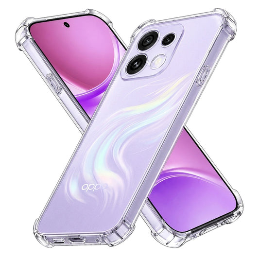 Θήκη για Oppo Reno16, Techsuit, Ανθεκτική σε Κρούσεις Διαφανής, Διάφανη