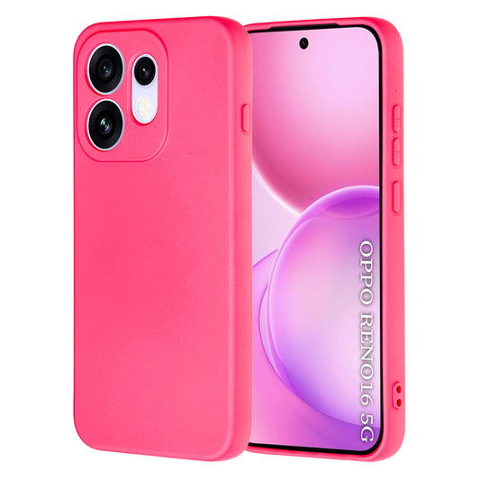 Θήκη για Oppo Reno16, Techsuit, SoftFlex, Σκούρο Ροζ