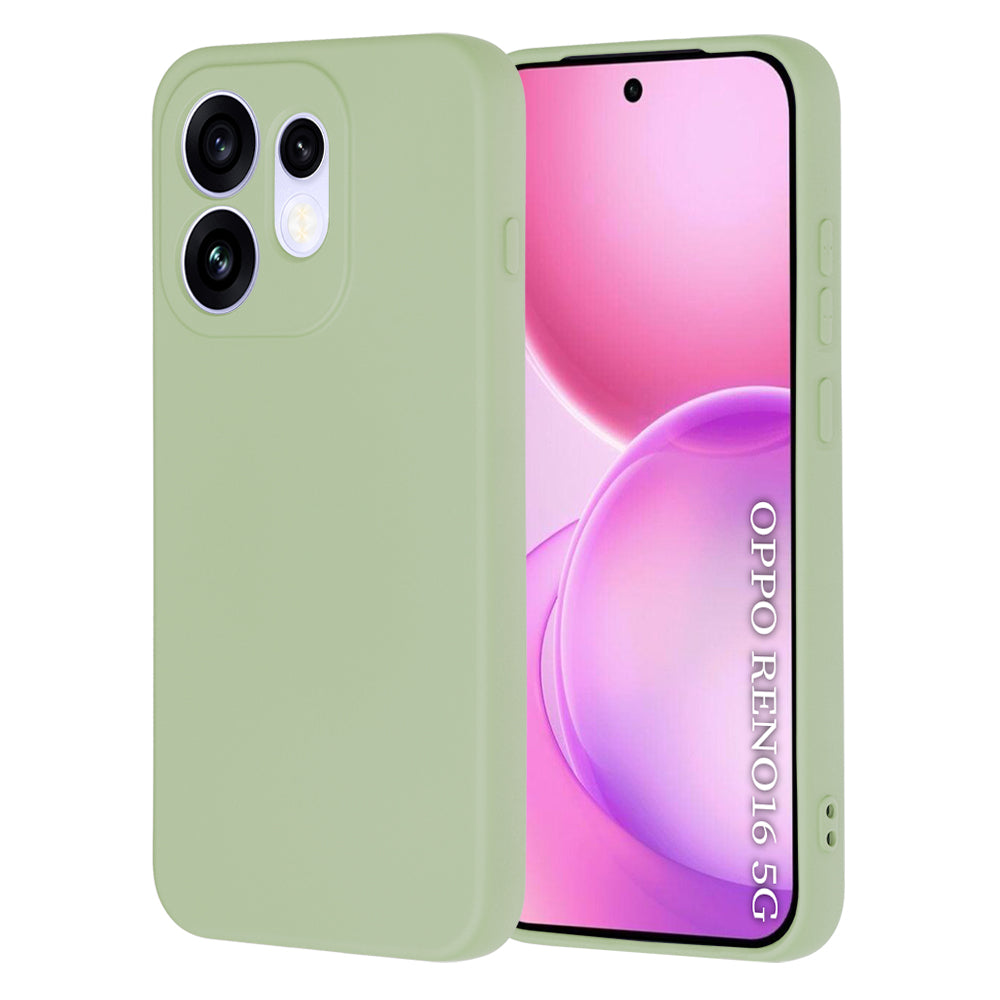 Case for Oppo Reno16, Techsuit, SoftFlex, Light Green