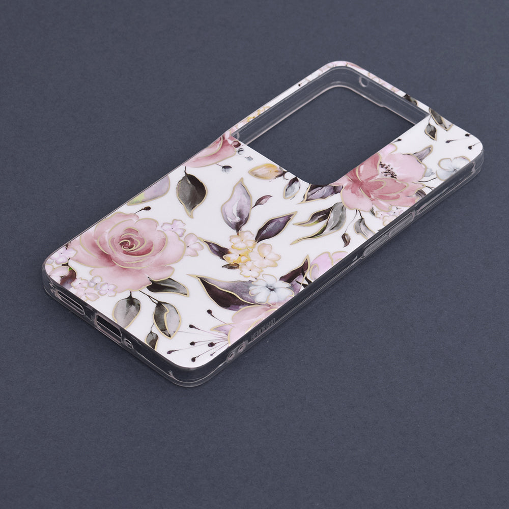 Θήκη για Oppo Reno8 Pro, Techsuit, Marble, Λευκό