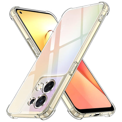 Θήκη για Oppo Reno8, Techsuit, Ανθεκτική σε Κρούσεις Διαφανής, Διάφανη