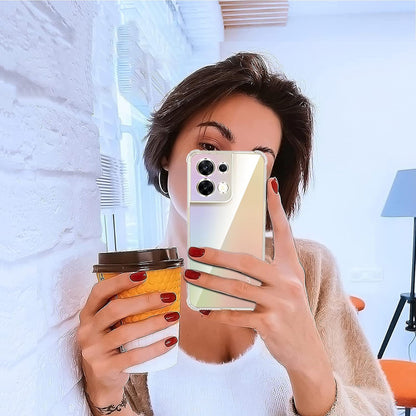 Θήκη για Oppo Reno8, Techsuit, Ανθεκτική σε Κρούσεις Διαφανής, Διάφανη
