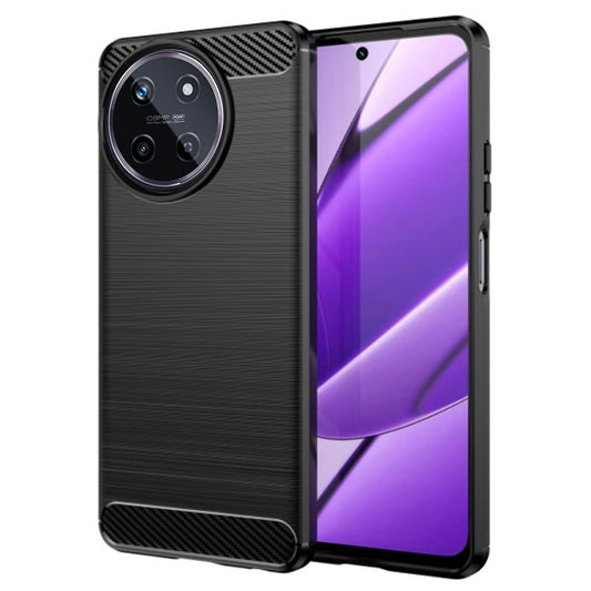 Θήκη για Realme 11 4G, Techsuit, Carbon, Μαύρη