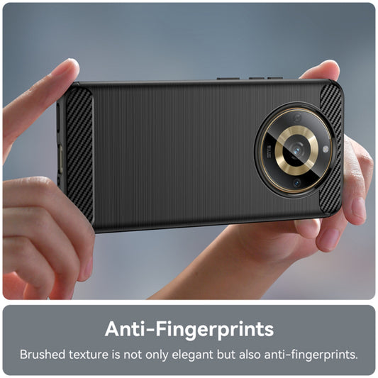 Θήκη για Realme 11 4G, Techsuit, Carbon, Μαύρη