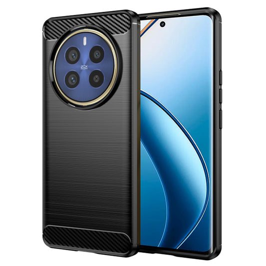 Θήκη για Realme 12 Pro / 12 Pro+, Techsuit, Άνθρακας, Μαύρο