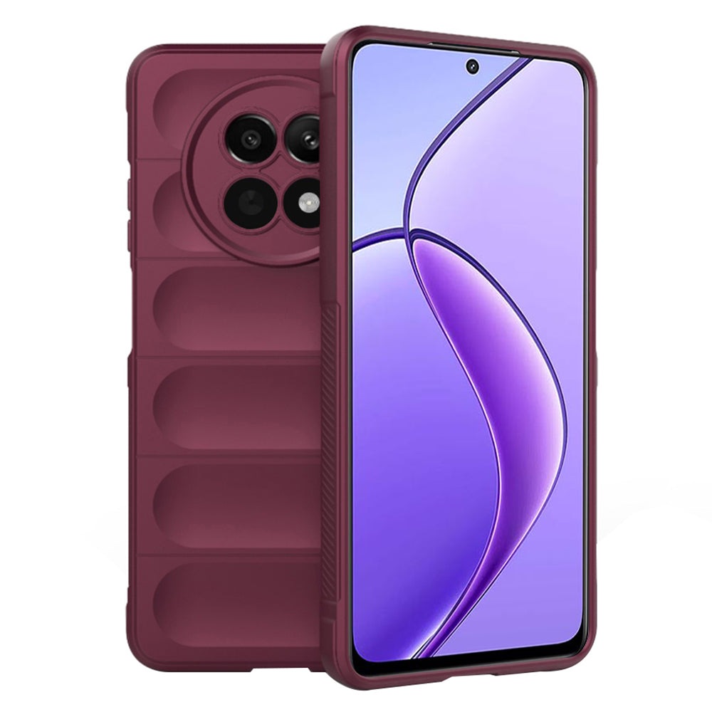 Θήκη για Realme 12x / 12, Techsuit, Magic Shield, Βυσσινί