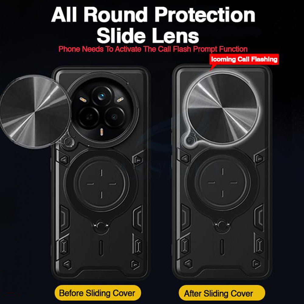 Θήκη για Realme 14 Pro+, Techsuit, CamGuard Pro, Μαύρο