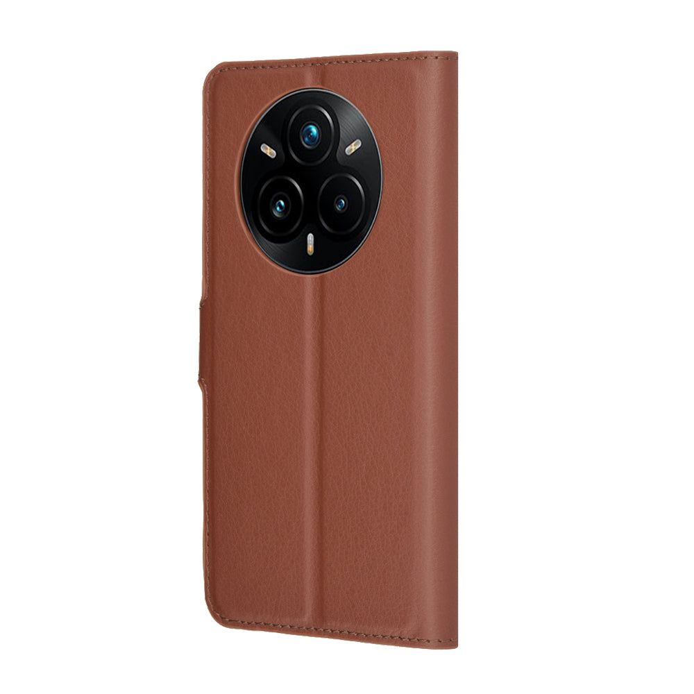 Θήκη για Realme 14 Pro+, Techsuit, Leather Folio, Καφέ
