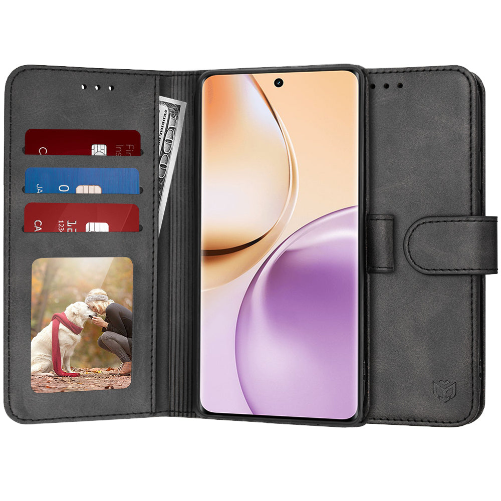 Case for Realme 14 Pro, Techsuit, Diary Book, Black
