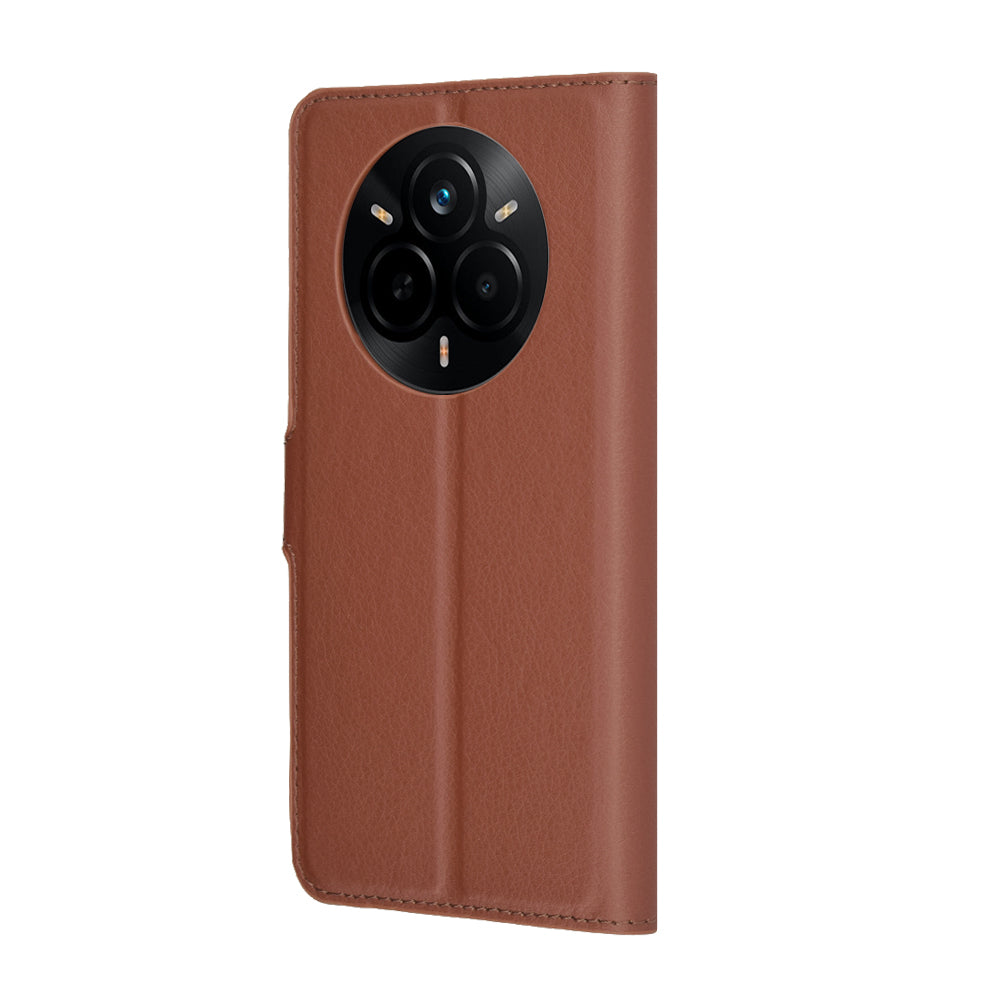 Θήκη για Realme 14 Pro, Techsuit, Leather Folio, Καφέ