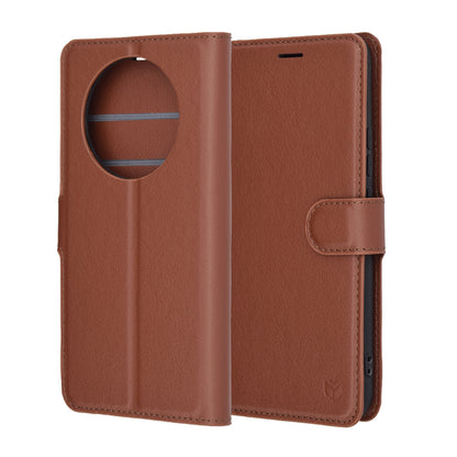 Θήκη για Realme 14 Pro, Techsuit, Leather Folio, Καφέ