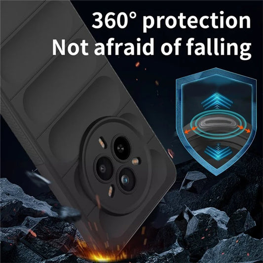 Θήκη για Realme 14 Pro, Techsuit, Magic Shield, Μαύρο