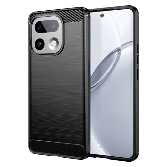 Θήκη για Realme 16 Pro+, Techsuit, Καρμπόν, Μαύρη